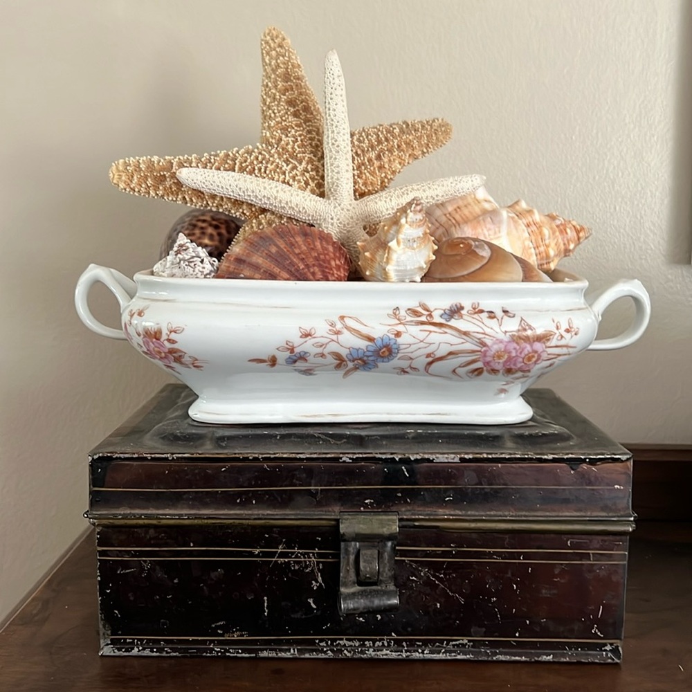 Antique Marx & Gutherz Porcelain Casserole Dish